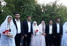 عروسی هشت زوج پلدختری روی سیل