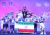 تیم ملی پرورش اندام ایران قهرمان آسیا شد