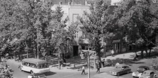 چهارراه ولیعصر در ۶۸ سال پیش