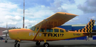 اولین تاکسی هوایی از کرج به قزوین پرید