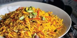 یکی از روزهای عید نارنگیپلو درست کن