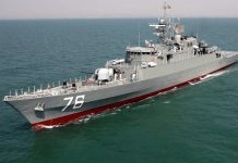 ناوگروه ۱۰۳ ایران وارد آبهای سرزمینی شد