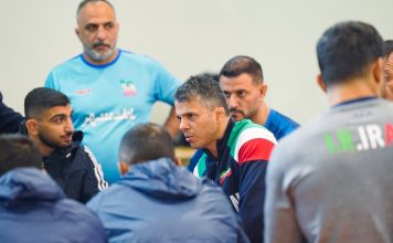 پرچم بالای ایران با قهرمانی کشتی فرنگی جهان